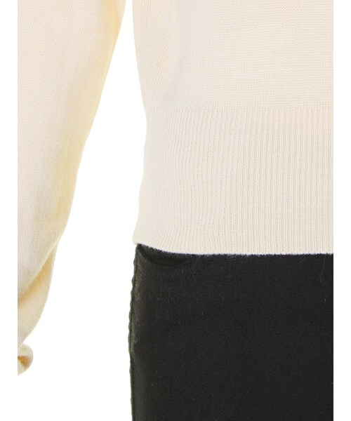 MURUA（ムルーア）の「【CASUAL】smooth skinny knit (ＰＯ)（トップス・レディース・ライトグレー/ブラック/マスタード/グリーン/ベージュ・F）」の11枚目の写真