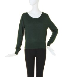 MURUA | 【CASUAL】smooth skinny knit (ＰＯ)(トップス)