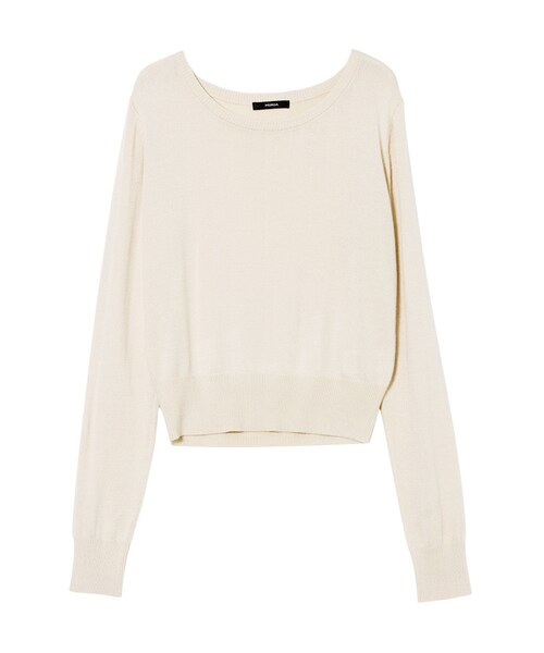 MURUA（ムルーア）の「【CASUAL】smooth skinny knit (ＰＯ)（トップス・レディース・ライトグレー/ブラック/マスタード/グリーン/ベージュ・F）」の12枚目の写真
