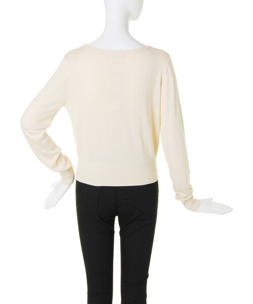 MURUA（ムルーア）の「【CASUAL】smooth skinny knit (ＰＯ)（トップス・レディース・ライトグレー/ブラック/マスタード/グリーン/ベージュ・F）」の8枚目の写真