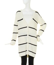 MURUA | 【CASUAL】リブKNITミディアムカーデ(その他)