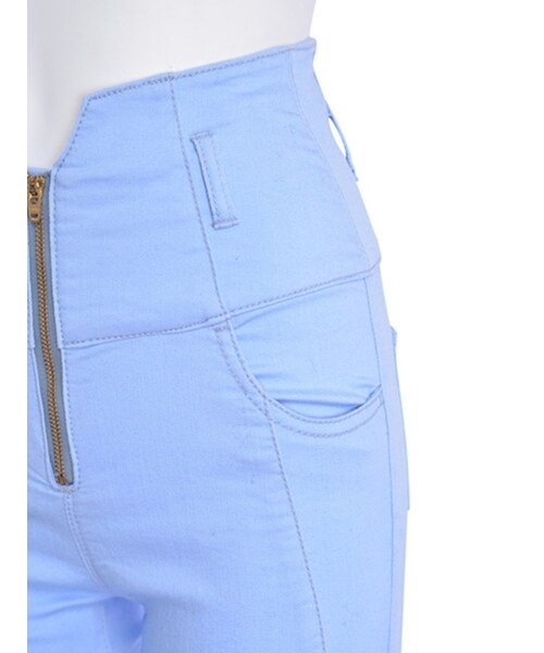 MURUA（ムルーア）の「【CASUAL】カラーZIPスキニーPT（パンツ・レディース・ブラック/イエロー/アイスブルー/ネイビー・0/1/2）」の15枚目の写真