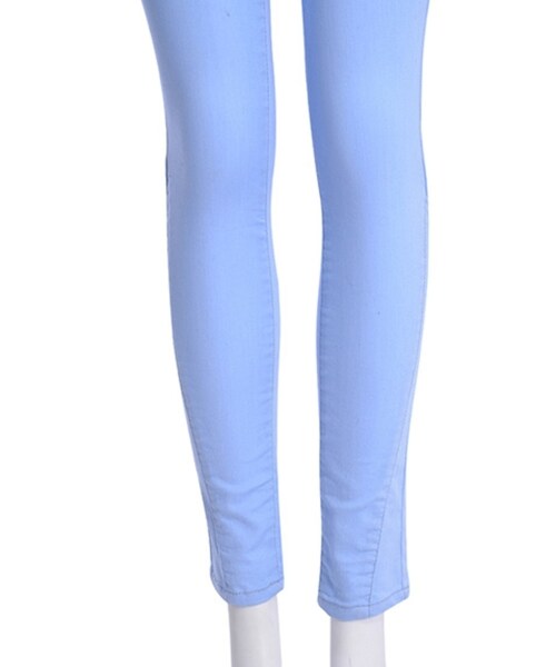MURUA（ムルーア）の「【CASUAL】カラーZIPスキニーPT（パンツ・レディース・ブラック/イエロー/アイスブルー/ネイビー・0/1/2）」の14枚目の写真