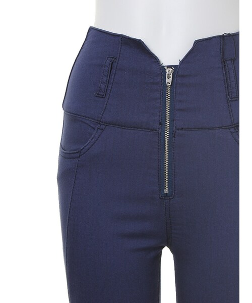 MURUA（ムルーア）の「【CASUAL】カラーZIPスキニーPT（パンツ・レディース・ブラック/イエロー/アイスブルー/ネイビー・0/1/2）」の18枚目の写真