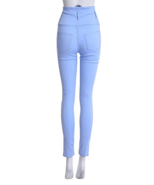 MURUA（ムルーア）の「【CASUAL】カラーZIPスキニーPT（パンツ・レディース・ブラック/イエロー/アイスブルー/ネイビー・0/1/2）」の11枚目の写真