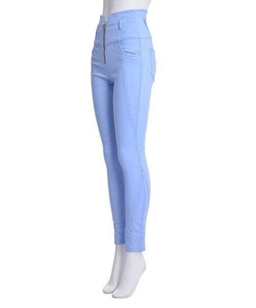 MURUA（ムルーア）の「【CASUAL】カラーZIPスキニーPT（パンツ・レディース・ブラック/イエロー/アイスブルー/ネイビー・0/1/2）」の10枚目の写真