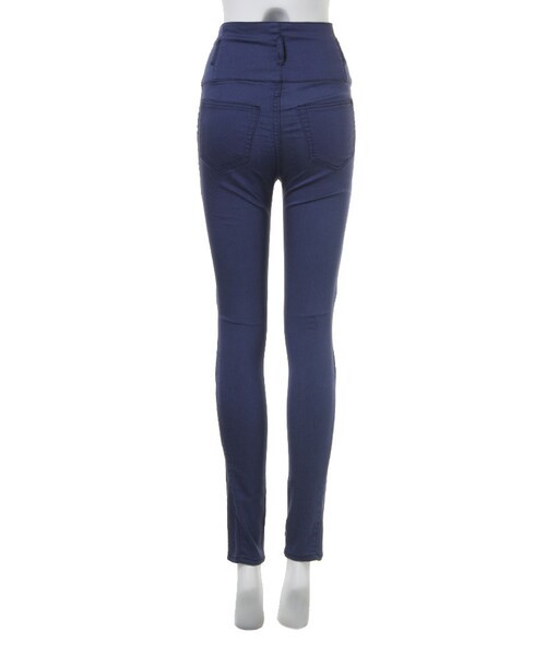 MURUA（ムルーア）の「【CASUAL】カラーZIPスキニーPT（パンツ・レディース・ブラック/イエロー/アイスブルー/ネイビー・0/1/2）」の17枚目の写真