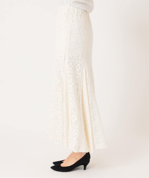 JOURNAL STANDARD relume（ジャーナルスタンダード　レリューム）の「《予約》ミックスレースマーメイドスカート◆（スカート・ナチュラル/(016)/36/在庫あり/38）」の13枚目の写真