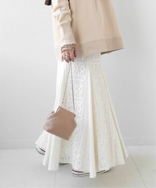 JOURNAL STANDARD relume（ジャーナルスタンダード　レリューム）の「《予約》ミックスレースマーメイドスカート◆（スカート・ナチュラル/(016)/36/在庫あり/38）」の10枚目の写真