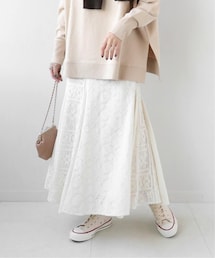 JOURNAL STANDARD relume | 《予約》ミックスレースマーメイドスカート◆(スカート)