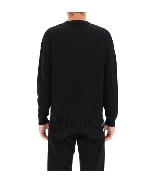 off white（オフホワイト）の「21FW 오프화이트 로고 인타르시아 스웨터 OMHE095F21KNI001 1009（その他・기타・XS/S/M/L）」の3枚目の写真