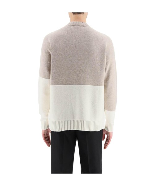 off white（オフホワイト）の「21FW 오프화이트 컬러 블록 로고 스웨터 OMHE048F21KNI001 6105（その他・기타・XS/S/M/L）」の3枚目の写真