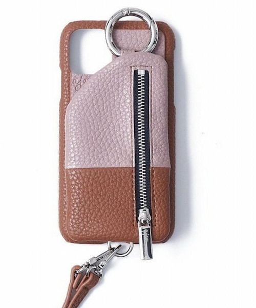 ajew/エジュー/【ひも付き】 バイカラー iPhone 13 ajew（エジュー）の「ajew/エジュー/【バイカラー】 shoulder