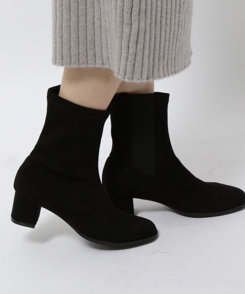 BARNYARDSTORM（バンヤードストーム）の「あったか内ゴアブーツ（シューズ・レディース・スエードブラック/ライトグレー/ブラック・35(22.5cm)/36(23.0cm)/37(23.5cm)/38(24.0cm)/39(24.5cm)）」の5枚目の写真