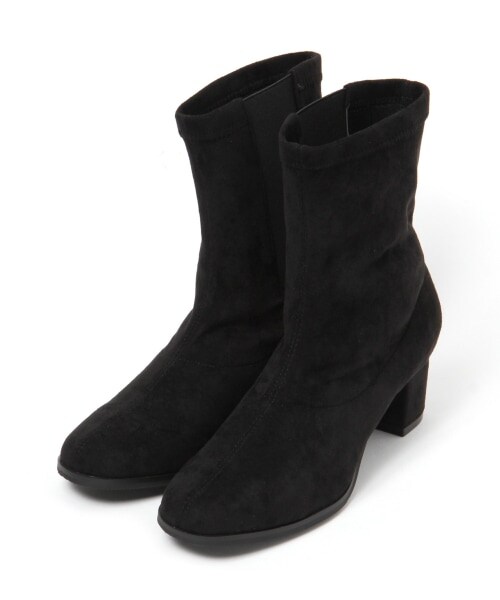 BARNYARDSTORM（バンヤードストーム）の「あったか内ゴアブーツ（シューズ・レディース・スエードブラック/ライトグレー/ブラック・35(22.5cm)/36(23.0cm)/37(23.5cm)/38(24.0cm)/39(24.5cm)）」の15枚目の写真