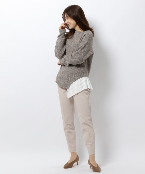 BARNYARDSTORM（バンヤードストーム）の「クロスウォームパンツ（パンツ・レディース・(WEB限定)ブラック19/エクリュ61/カーキ78/ネイビー88・(WEB限定) XS(00)/S(0)/M(1)/(WEB限定) L(2)）」の11枚目の写真