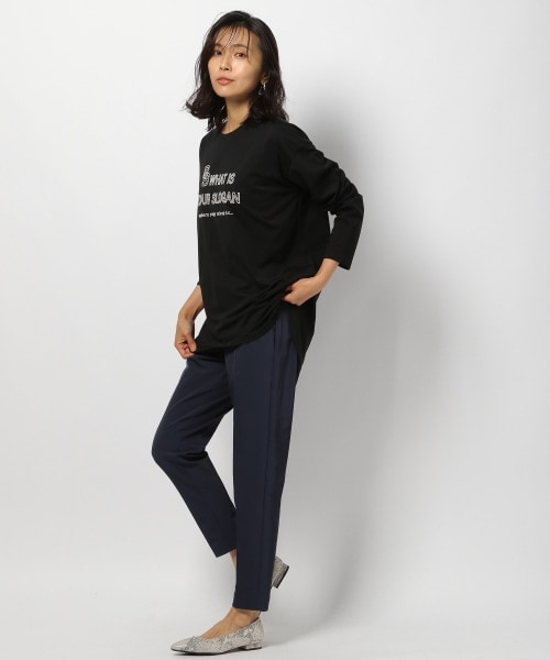 BARNYARDSTORM（バンヤードストーム）の「クロスウォームパンツ（パンツ・レディース・(WEB限定)ブラック19/エクリュ61/カーキ78/ネイビー88・(WEB限定) XS(00)/S(0)/M(1)/(WEB限定) L(2)）」の4枚目の写真