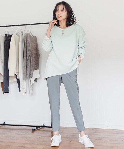 BARNYARDSTORM（バンヤードストーム）の「クロスウォームパンツ（パンツ・レディース・(WEB限定)ブラック19/エクリュ61/カーキ78/ネイビー88・(WEB限定) XS(00)/S(0)/M(1)/(WEB限定) L(2)）」の3枚目の写真