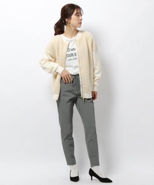 BARNYARDSTORM（バンヤードストーム）の「クロスウォームパンツ（パンツ・レディース・(WEB限定)ブラック19/エクリュ61/カーキ78/ネイビー88・(WEB限定) XS(00)/S(0)/M(1)/(WEB限定) L(2)）」の16枚目の写真