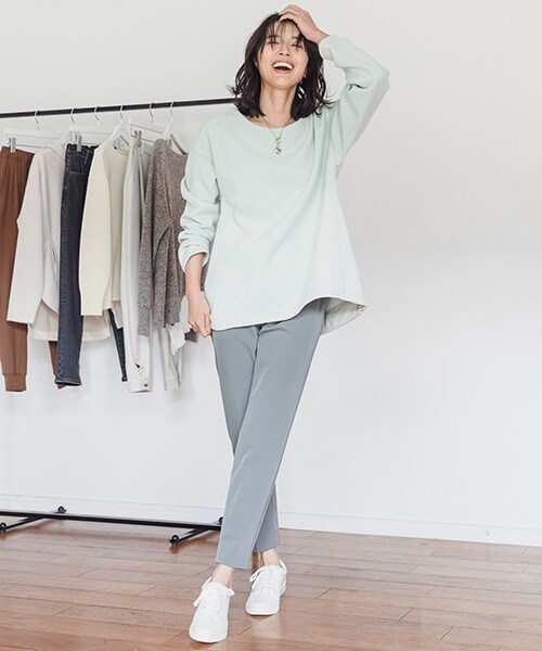 BARNYARDSTORM（バンヤードストーム）の「クロスウォームパンツ（パンツ・レディース・(WEB限定)ブラック19/エクリュ61/カーキ78/ネイビー88・(WEB限定) XS(00)/S(0)/M(1)/(WEB限定) L(2)）」の5枚目の写真