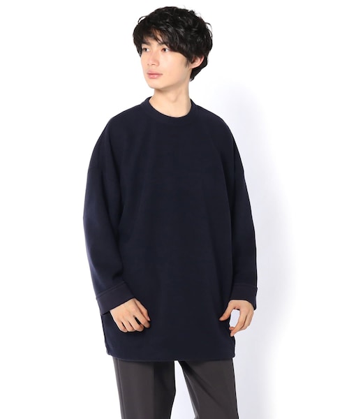 Lui's(ルイス)の「ヘアリースーパーBig L/S(Tシャツ/カットソー・メンズ・ブラック/ネイビー・F)」の1枚目の写真