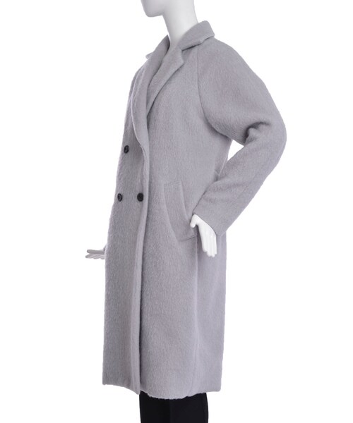 MURUA（ムルーア）の「【FEMININE】シャギーコート（ジャケット/アウター・レディース・グレー/グリーン/ブルー・1/2）」の9枚目の写真