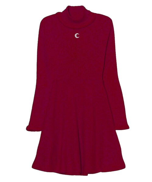 PAMEO POSE（パメオポーズ）の「【先行予約】MOON KNIT ONEPIECE（ワンピース/ドレス・レディース・ホワイト/ブラック/レッド・F）」の3枚目の写真