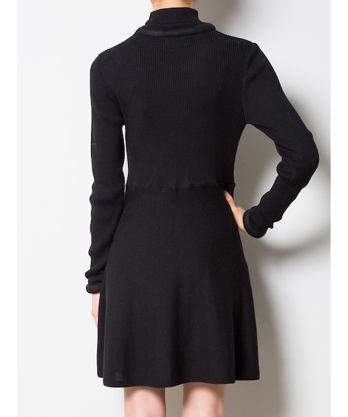 PAMEO POSE（パメオポーズ）の「【先行予約】MOON KNIT ONEPIECE（ワンピース/ドレス・レディース・ホワイト/ブラック/レッド・F）」の9枚目の写真