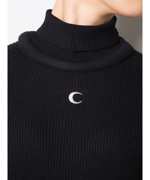 PAMEO POSE（パメオポーズ）の「【先行予約】MOON KNIT ONEPIECE（ワンピース/ドレス・レディース・ホワイト/ブラック/レッド・F）」の10枚目の写真