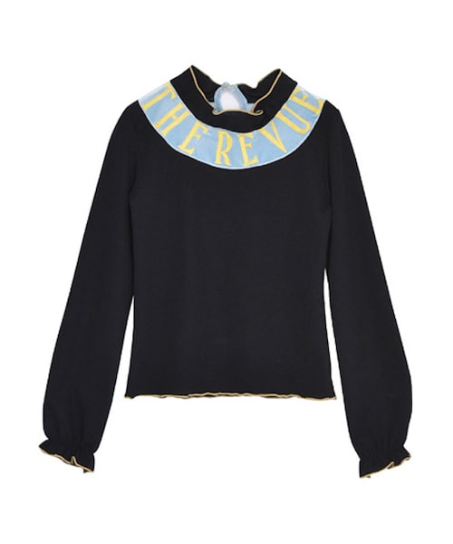 PAMEO POSE(パメオポーズ)の「THE REVUE TOPS(トップス・レディース・ホワイト/ブラック・F)」の2枚目の写真