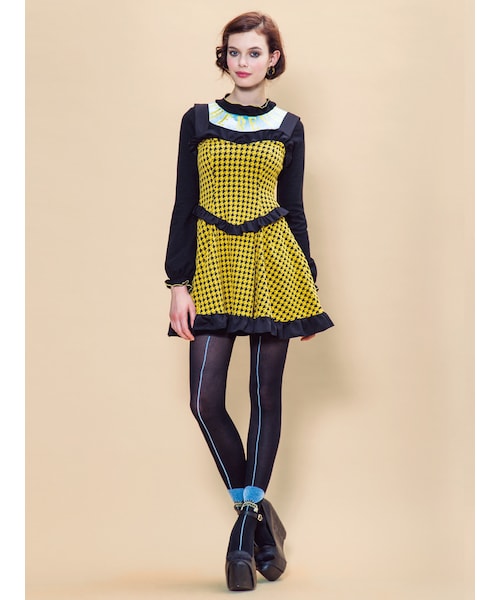 PAMEO POSE(パメオポーズ)の「THE REVUE TOPS(トップス・レディース・ホワイト/ブラック・F)」の6枚目の写真