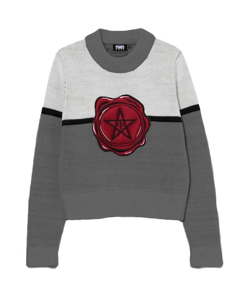 PAMEO POSE（パメオポーズ）の「【先行予約】STAMPED KNIT（）」 - WEAR