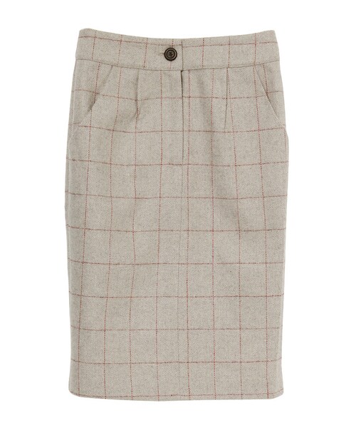 Ungrid（アングリッド）の「《sweet10月号 紗栄子ｻﾝ着用》 【Lady Like】チェックタイトSK（スカート・レディース・グリーン/ベージュ・S/M）」の10枚目の写真