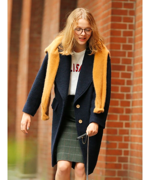 Ungrid（アングリッド）の「《sweet10月号 紗栄子ｻﾝ着用》 【Lady Like】チェックタイトSK（スカート・レディース・グリーン/ベージュ・S/M）」の3枚目の写真