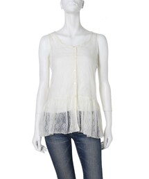 Ungrid | 《andGIRL10月号 中村アンｻﾝ着用》 【Lady Like】ノースリレースブラウス(トップス)