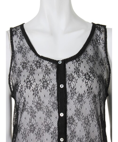 Ungrid（アングリッド）の「《andGIRL10月号 中村アンｻﾝ着用》 【Lady Like】ノースリレースブラウス（トップス・レディース・オフホワイト/ブラック・F）」の7枚目の写真