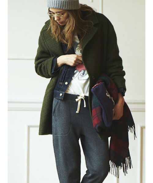 Ungrid（アングリッド）の「《sweet11月号 吉川ひなのｻﾝ着用》【Lady Like】圧縮ウールコート（ジャケット/アウター・レディース・ベージュ/カーキ・S/M）」の5枚目の写真