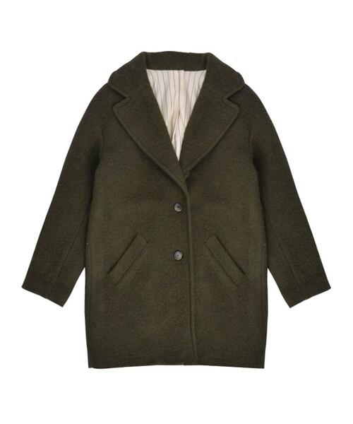 Ungrid（アングリッド）の「《sweet11月号 吉川ひなのｻﾝ着用》【Lady Like】圧縮ウールコート（ジャケット/アウター・レディース・ベージュ/カーキ・S/M）」の8枚目の写真