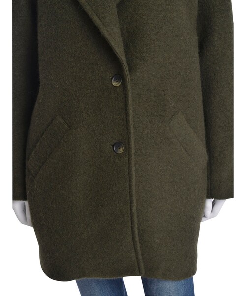 Ungrid（アングリッド）の「《sweet11月号 吉川ひなのｻﾝ着用》【Lady Like】圧縮ウールコート（ジャケット/アウター・レディース・ベージュ/カーキ・S/M）」の14枚目の写真