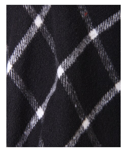 INGNI（イング）の「シャギーチェック／フレアスカート（スカート・レディース・ｵﾌﾎﾜｲﾄ/ｸﾛ/ｸﾞﾚｰ/ｵﾌﾎﾜｲﾄ/ｸﾛ/ｵﾌﾎﾜｲﾄ/ｺﾝ/ｵﾌﾎﾜｲﾄ・M）」の6枚目の写真