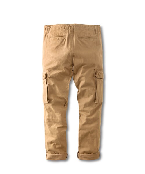 LOVFEE（ラッフィ）の「Le gentle 質感簡約素面工作長褲（パンツ・メンズ・丈青/卡其・S/M/L）」の6枚目の写真