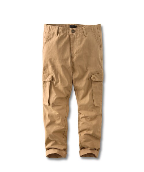 LOVFEE（ラッフィ）の「Le gentle 質感簡約素面工作長褲（パンツ・メンズ・丈青/卡其・S/M/L）」の2枚目の写真