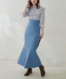 natural couture | 【WEB限定】ハイウエストマーメイドスカート(スカート)