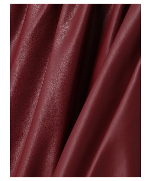 Green　Parks（グリーンパークス）の「・ELENCARE DUE 合皮マーメイドスカート（スカート・ブラック/ボルドー/ベージュ/グリーン・F）」の9枚目の写真