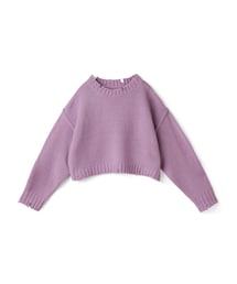 GRL | クラッシュ加工ショート丈ニットトップス(ニット/セーター)