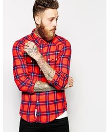 Lee | Lee Shirt Rider Slim Fit Brushed Twill Check - Primary red(シャツ/ブラウス)