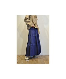 MARECHAL TERRE | ティアードプリーツロングスカート(スカート)