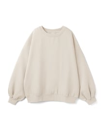 USAコットン裏起毛ボリュームスリーブスウェットトップス