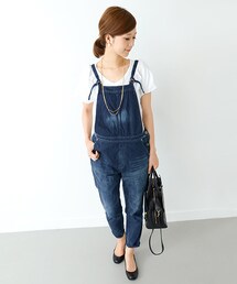 URBAN RESEARCH DOORS | 牛仔連身長褲(サロペット/オーバーオール)