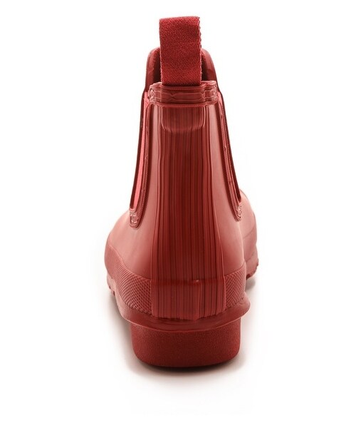 HUNTER（ハンター）の「Hunter Boots Original Chelsea Boots（ブーツ・レディース・Military Red・9/10/6/5/8/7）」の2枚目の写真